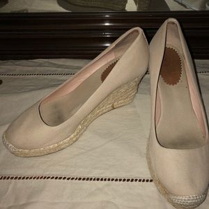 JCREW espadrille wedges. EUC!
